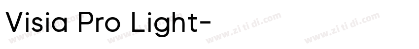 Visia Pro Light字体转换 Visia Pro Light字体转换